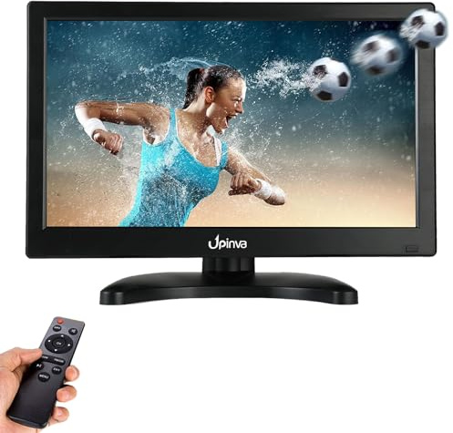 Upinva 11.6 Zoll IPS Monitor CCTV-Kleindisplay unterstützt PC AV HDMI BNC VGA USB Multifunktionseingangsschnittstelle 1920 x 1080 Full HD Monitor mit integrierten Lautsprechern