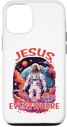 Coque pour iPhone 15 Jésus est partout : femmes chrétiennes drôles, hommes, foi