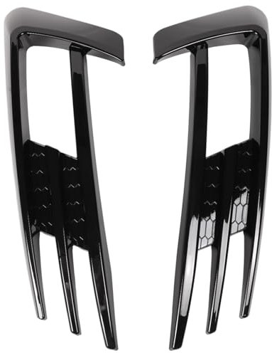 GUIJIALY per Golf 7 MK7 2013-2017 Nero Paraurti Auto Fendinebbia Griglia Copertura Trim