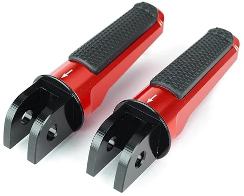 HLWXMDZ Cale Pied Moto pour Suzuki GSR600 GSR 600 GSR750 GSR 750 GSX-R125 GSX-R600 GSX-R1000 GSXR125 GSXR 125 600 750 1000 Repose-Pieds Avant De Moto Repose-Pieds(Rouge)