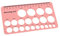 Mothers Nipple Ruler, Portable Soft Silicone Breast Flange Measurement Ruler Tool with 1.5m Soft Tape (Pink