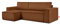 Konsimo Napi Ecksofa - Ecksofa mit Schlaffunktion und Bettkasten - Eckcouch mit Schlaffunktion - Sofa - Sofabezug Ecksofa L Form - Universal Eckcouch - 246 cm - Erze