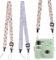 FOSDICK 2 Pieces Camera Strap, Cartoon Camera Shoulder Strap, Cute Camera Neck Strap, Universal Camera Straps, Camera Sling, Camera Belt Compatible with Canon, Nikon, Polaroid Mini8/8+/9/25, 120CM