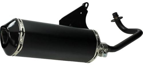 Pot d'échappement Jamarcol noir pour Vespa 50 cc 4 temps 4 V