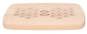 FC Bayern München I Brotzeitbrett Signature 2024-25 I Beige I 22 x 15 x 2 cm