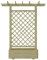 Pergola con fioriera in legno di pino impregnato verde – 162 x 56 x 204 cm – perfetto per giardini, durevole ed ecologico