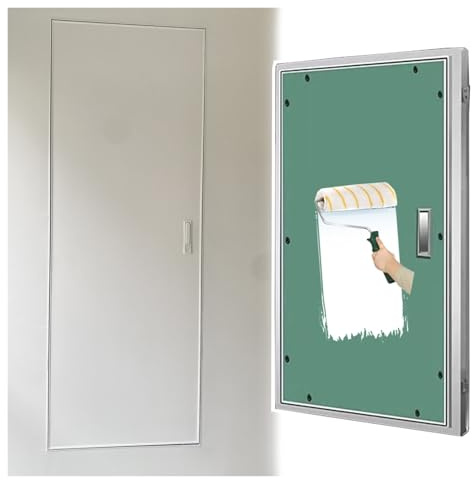 Gipskarton-Zugangsklappe, Lackierbare Trockenbau-Zugangsklappe, individuell anpassbar, verschiedene Größen, for Wasserzähler, Kabel und Rohre(24x36 (610x914mm))