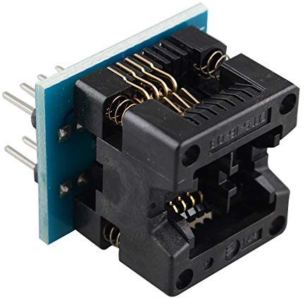 HALJIA SOIC8 SOP8 To DIP8 IC Socket Converter Module Programmer Adapter OTS-16-03 For 24xx 93xx EEPROM