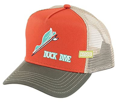 Coastal - Duck Dive (orange) - Trucker Cap Meshcap Kappe Mütze Cappy Caps