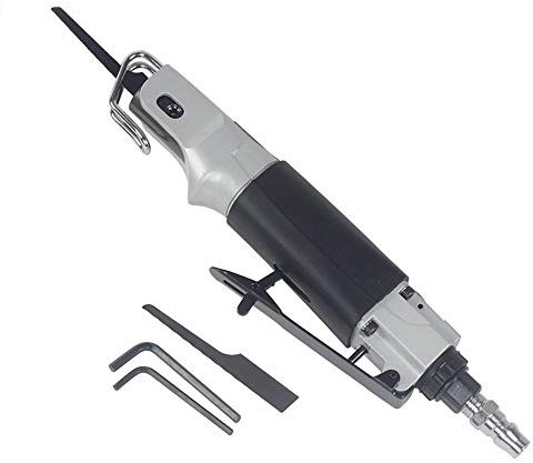 NEWTRY Pneumatic Reciprocating Saw Air Saw Air File with 7 pcs Blade Kit High Speed Body Saw Cut-Off Tool