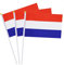 Niederlande Flagge Holland Niederländische kleine Stockflaggen, Dekoration, 12 Stück