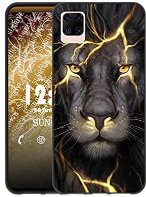 Sunrive Kompatibel mit ZTE Smartphone AXON 11 5G Hülle Silikon, Transparent Handyhülle Schutzhülle Etui Case (Q Löwe)+Gratis Universal Eingabestift MEHRWEG