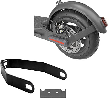 Fututech Support de Garde-Boue Arrière pour Xiaomi M365 Pro Pro 2 1S pour Mi 3 Accessoire Trottinette Pièce Modifiée Rechange Détaché Remplacement Scooter Electrique (Noir)
