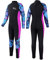 Yikayin Neoprenanzug Kinder, 2.5mm Lang Neopren Schwimmanzug Rücken-Reißverschluss, Warm Taucheranzug Jungen Mädchen zum Tauchen, Surfen, Schwimmen, Kajakfahren, SUP - Lila Teens S