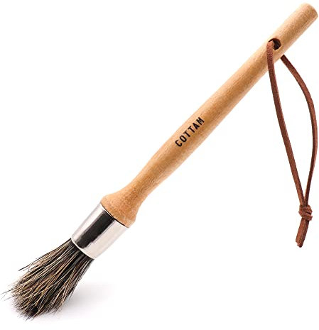 COTTAM Coffee Brush | Barista Brush | Coffee Bean Grinder & Espresso Machine Cleaning Brush (1, Small)