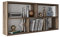 MATKAM TEO Hängeregal in moderner Optik, B113,6 x H50 x T25 cm, Wandregal in verschiedenen Ausführungen erhältlich, für Arbeits-, Wohn-, Schlaf- oder Jugendzimmer (Grange Eiche Retro Loft)