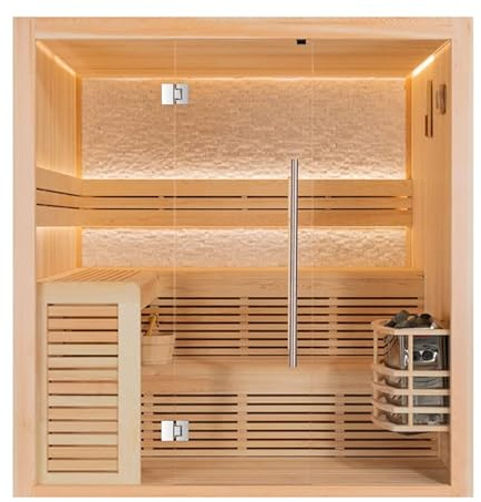 AWT AQART WATER TECHNOLOGY Sauna E1812B Pinienholz/200x180/9kW Vega