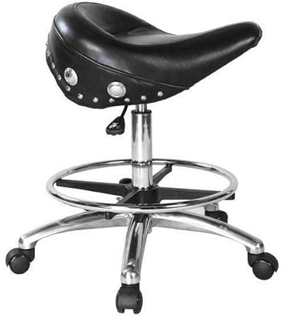 Neilsen, Pneumatic Biker Stool, synthetic leather motorcycle style seat CT5335