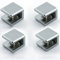 Glass Shelf Bracket Glass Clamp Holder Adjustable Clamp Shelf Clip for 6-10mm Thickness - 4pcs