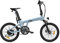 ADO E-Bike Air 20S E-Fahrrad Faltbar, klapprad Riemenantrieb,Citybike, 1 Gang, Hintermotor, Helm, ebike Damen/Herren,StVZO mit Handyhalter.Blue
