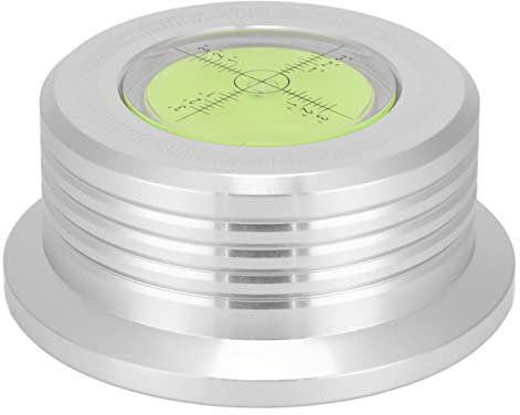 Plattenspielerstabilisator für Schallplatten, Wasserwaage Geschwindigkeitserkennung 50 Hz Plattengewicht Plattenspieler Vinylstabilisator Nicht Magnetischer