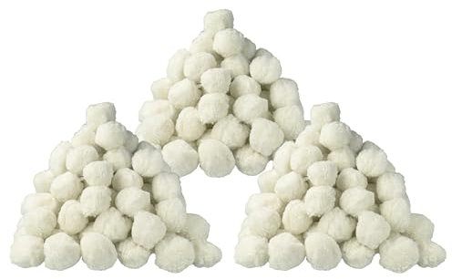 vhbw 3X 500 g Filterbälle-Verpackung Ersatz für Steinbach 040050 für Pool-Filteranlagen, Sandfilteranlagen - 50 mm