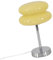 Sharplace Glas-Nachttischlampe, Eierkuchenlampe, kreative Lichter, Glas-Tischlampe, Schreibtischlampe, süß für Nachttisch, Büro, Nachttisch, Schreibtischlicht, Gelb