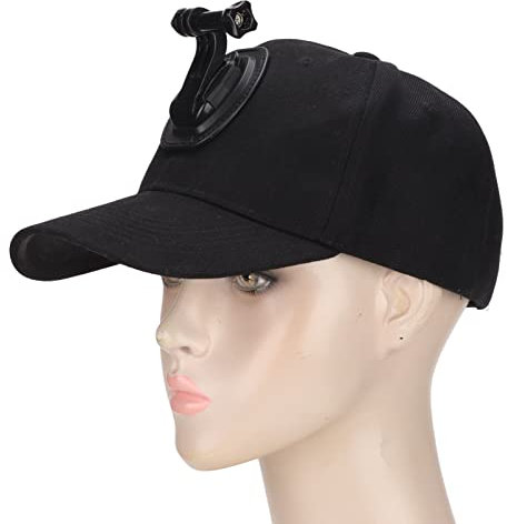 Sports Camera Baseball Cap, Adjustable Action Camera Baseball Cap, Wearable Camera Holder for 9 8 7 6 5 4 3 Plus 3 2 1, for OSMO Action Camera