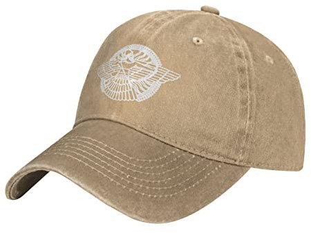 Schirmmütze Basecap Assyrisches Symbol Baseball Kappe Baumwolle Baseball Mütze Washed Baseballkappe Für Herren, Damen, Auf Reisen