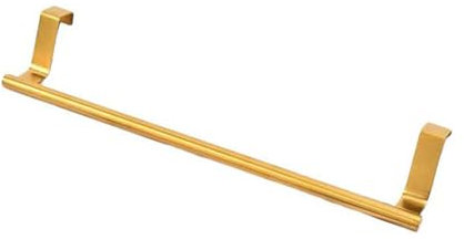 STGBCST Küchentuchhalter zum Einhängen Handtuchhalter Rostfreie Stähle Geschirrtuchhalter Türhandtuchhalter Küche Handtuchhalter Ohne Bohren Küche für Schranktür Geeignet für Küche Bad (Gold)