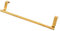 STGBCST Toallero de cocina para colgar, acero inoxidable, toallero de cocina, toallero de cocina, sin agujeros, para puerta de armario, adecuado para cocina, baño (dorado)