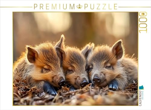 Puzzle · Wildschweine | 1000 Teile · Lege-Größe 64 × 48 cm · CALVENDO Puzzle