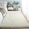 GOUSUN Hochflor Teppich 130 x 140 cm Hochwertige Materialien Teppich in Grau Elegantes Design für Jedes Zuhause für Kinderzimmer, cremefarben