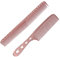 Didiseaon 2pièces Peigne Professionnel Acier Inoxydable Peignes De Coiffure Fins Avec Organisateur De Spray Pour Salon Et Maison Rose Grand Format Rose