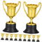 FOYTOKI 12Pezzi Coppa per Premiazioni Trofei Creativi per Cerimonie Scolastiche Gadget Compleanno Economici per Vincitori e Ricompense