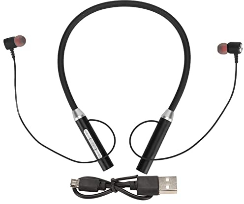 Cocoarm Neckband Magnetische Ohrhörer, Kopfhörer Kabellose Neckband Ohrhörer Magnetische mit 8H Spielzeit IPX5 Wasserdicht für Sport Laufen Fitness (Black)