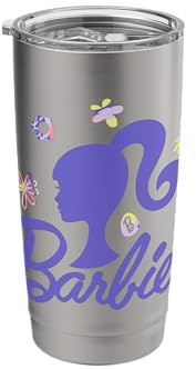 Barbie - Spring Has Sprung Silhouette and Logo Stainless Steel Insulated Tumbler