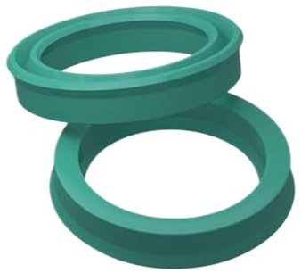 Grüne Polyurethan-Wellendichtringe für radiale Hydraulikkolbenstangen, Innendurchmesser 60mm Außendurchmesser 75mm Dicke 8mm, 5 Stück