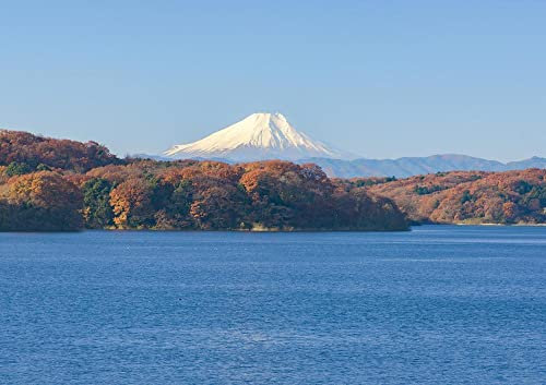 HANSEPUZZLE 17978 - Mount Fuji Puzzle 130 Teile | Natur Puzzle mit hochwertiger Puzzle Aufbewahrung: Kartonbox und wiederverschließbarem Beutel | Puzzle-Maße: 28,7 x 20 cm