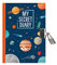 Legami - My Secret Diary, Diario Segreto con Lucchetto, 11x15,5 cm, 328 Pagine, Tema Space, con Segnapagina, in Carta Bianca 100 g/m², Carta Certificata FSC®