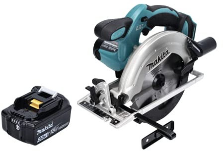 Makita DSS 611 F1 - Sega circolare a batteria, 18 V, 165 mm, 1 batteria da 3,0 Ah, senza caricatore