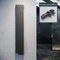 ELEGANT Design Heizkörper Flach 1800x308mm mit Anthrazit Multiblock Thermostat Flachheizkörper Anthrazit Einlagig Vertikal Heizkörper Mittelanschluss