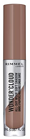 Rimmel London RRimmel London Wonder'Cloud, Ombretto Liquido Ultra Sfumabile, Formula Waterproof, a Lunga Durata, 003 Truffle Haze - 210 g