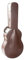 Fame Dreadnought Case für Westerngitarren, Robuster Schutzkoffer, Metallschnallen, Abschließbar, Zubehörfach, Wetterfest, Braune Leder-Optik, Weinrotes Plüsch-Innenfutter, GIT0044842-000