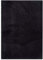 the carpet Relax Weicher, Badezimmerteppich, Bad Set, Badematte, Badvorleger, Anti-Rutsch Unterseite, Waschbar bis 30 Grad, Super Soft, Felloptik Schwarz, 80 x 150 cm
