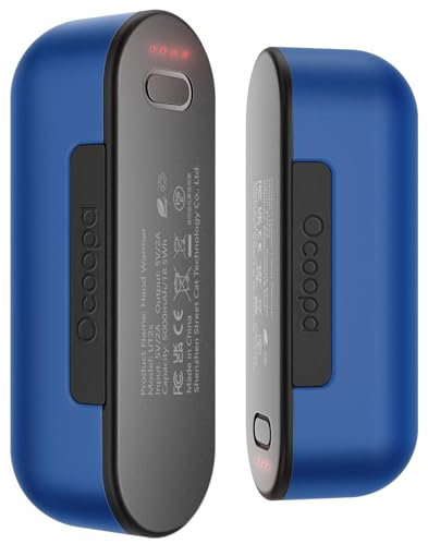 OCOOPA handwärmer elektrisch, 10000 mAh Split-Magnetic 2er-Pack, 4 Heizmodi, schnelleres Aufheizen handwärmer wiederverwendbar,handwärmer USB powerbank für Outdoor im Winter, UT2s (MagTwins)