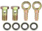 A ABSOPRO M14x1.5 10mm Voiture Banjo Tuyau Barbillon Boulon Raccords Adaptateur (Ensemble de 2)