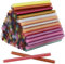 NGOSUET 210 Stück 100 x 7MM Heißklebestifte Bunt, Heißklebesticks Heissklebestift Heiskleberpistolen Sticks 7mm Klebestifte für Heißklebepistole, 14 Mehrfarbig