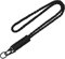 Ouligay Paracord Schlüsselanhänger Schlüsselband Umhängeband Lang Leder Neck Lanyard Langes Handgelenk Paracord Lanyard Key Paracord Armbänder Schlüsselanhänger Paracord für Schlüssel Ausweise Schwarz