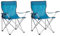 Mondeer Klappbarer Campingstuhl 2er Set, Oxford gewebe, Blau, D50 x W82 x H80 cm